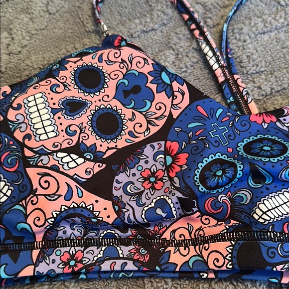 Constantly Varied Gear Cotton Candy Skull Move Free Bra - Picture 2 of 4